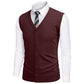 Sleeveless Knitted Button Up Vest