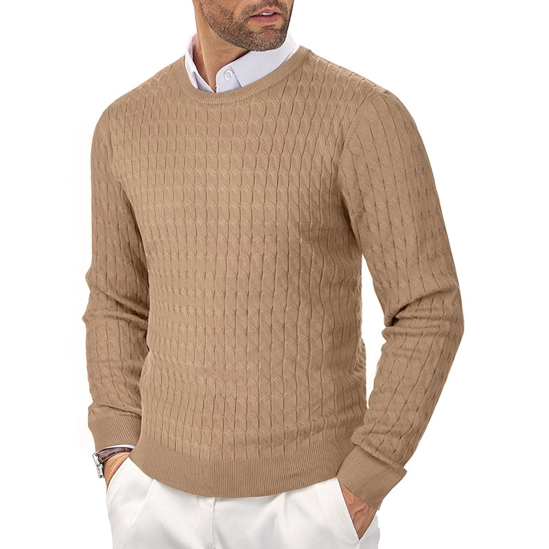 Lightweight Twist Patterned Pullover