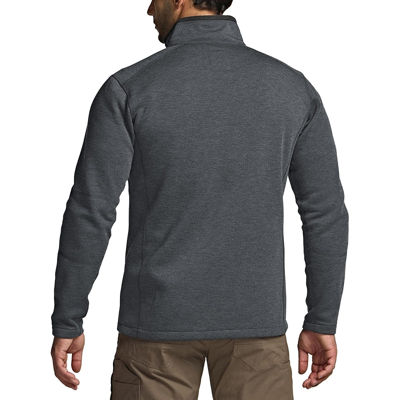 Cqr Thermal Fleece Quarter Zip Sweater Outdoor Lightweight Pullover