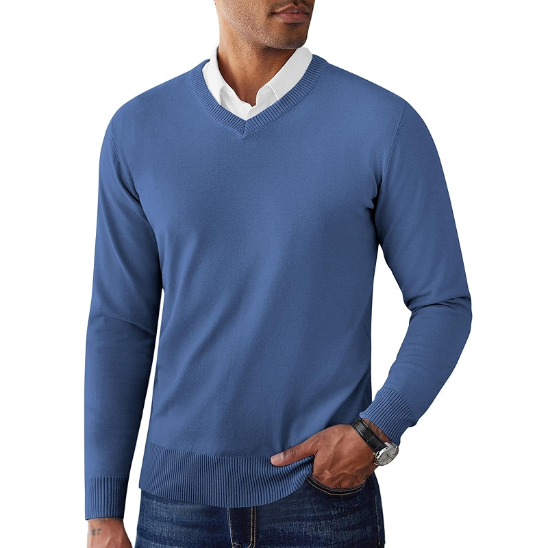 Knitted Slim Fit Long Sleeves Pullover