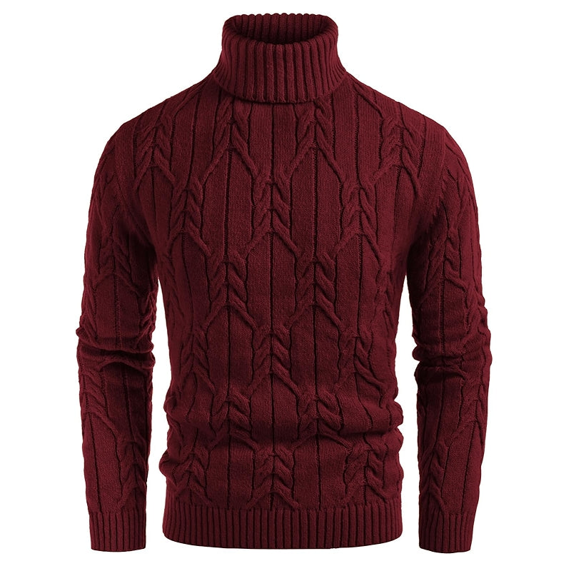 Solid Color Twisted Design Knit Pullover