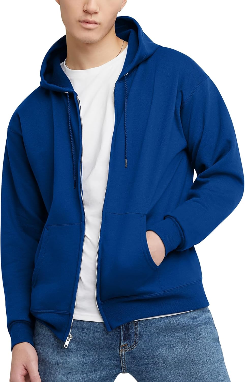 Casual Zip Up Hooded Sweatshirt