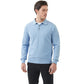 Kallspin Cotton Knit Polo Sweater Classic Casual Long Sleeve