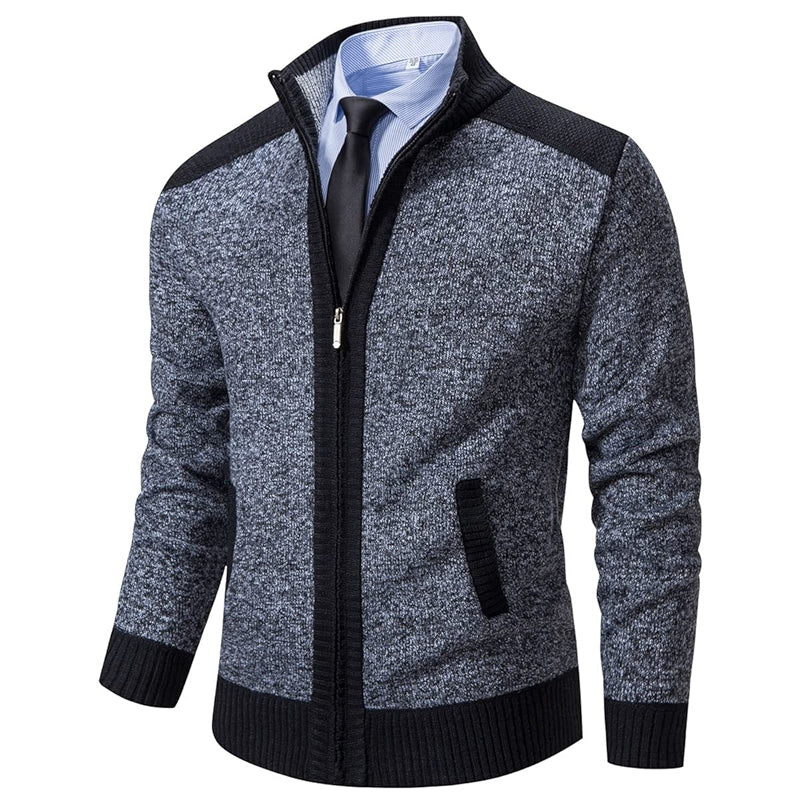 Cardigan Sweater Full Zip Knitted Design