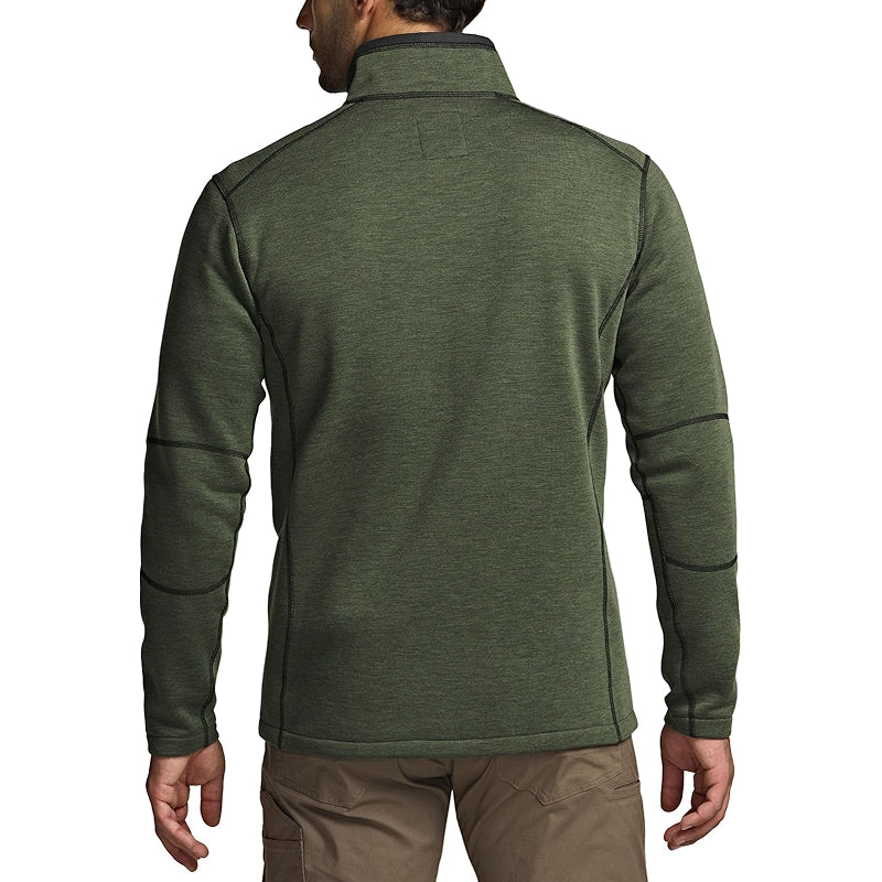 Cqr Thermal Fleece Quarter Zip Sweater Outdoor Lightweight Pullover