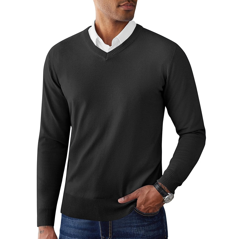 Knitted Slim Fit Long Sleeves Pullover