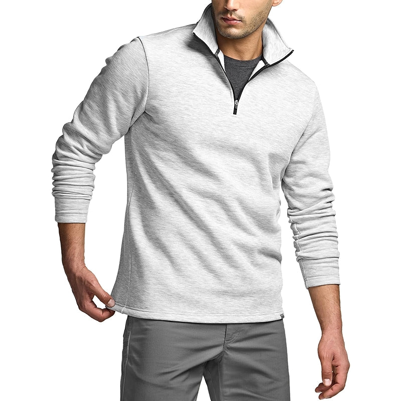 Cqr Thermal Fleece Quarter Zip Sweater Outdoor Lightweight Pullover