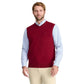 Fine Gauge V Neck Sweater Vest