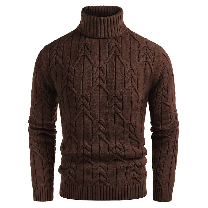 Solid Color Twisted Design Knit Pullover