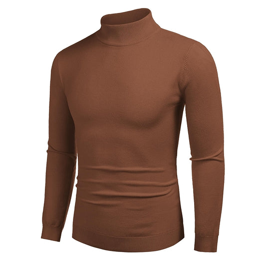 Long Sleeves Solid Colored Pullover For Men