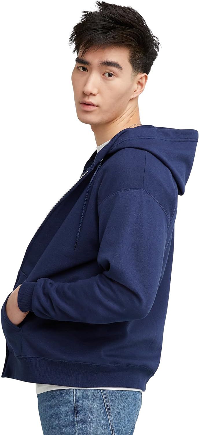 Casual Zip Up Hooded Sweatshirt