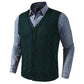 Cable Knit Sweater Vest Button Down Jersey Knit