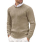Twist Pattern Lightweight Knit Sweater