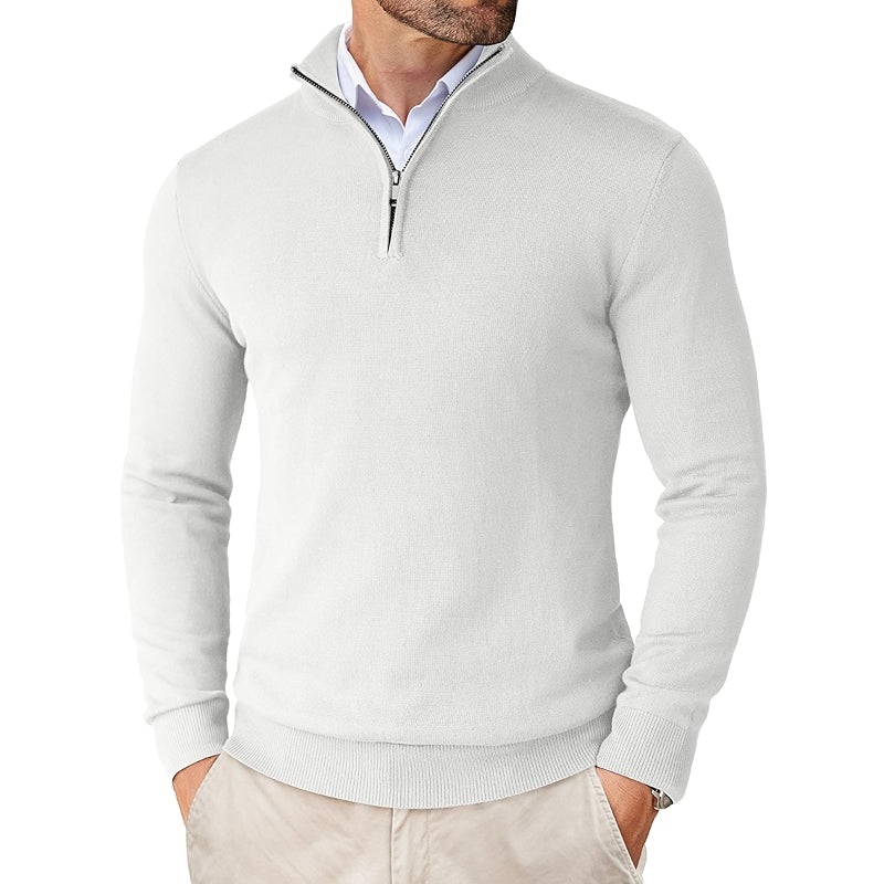 Slim Fit Lightweight Zip Up Pullover