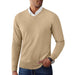 V Neck Pullover Sweater Slim Fit Casual Dress Sweater