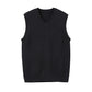 V Neck Knitted Sweater Sleeveless Pullover Knitwear Vest