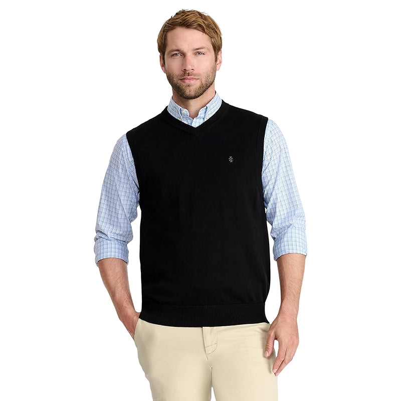 Fine Gauge V Neck Sweater Vest