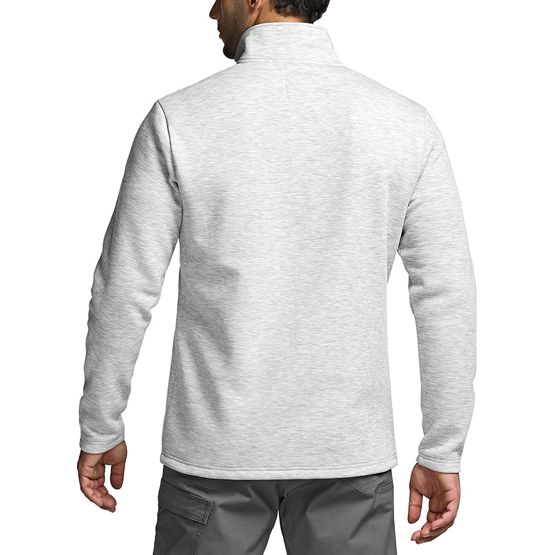 Cqr Thermal Fleece Quarter Zip Sweater Outdoor Lightweight Pullover