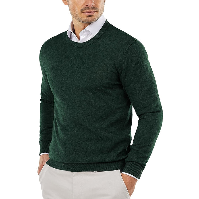 Knitted Crew Style Striped Pullover