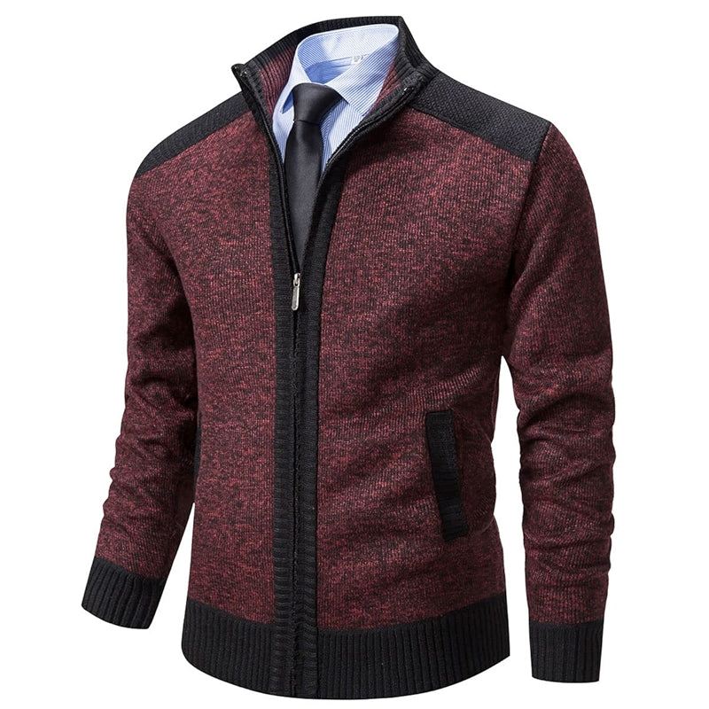 Cardigan Sweater Full Zip Knitted Design