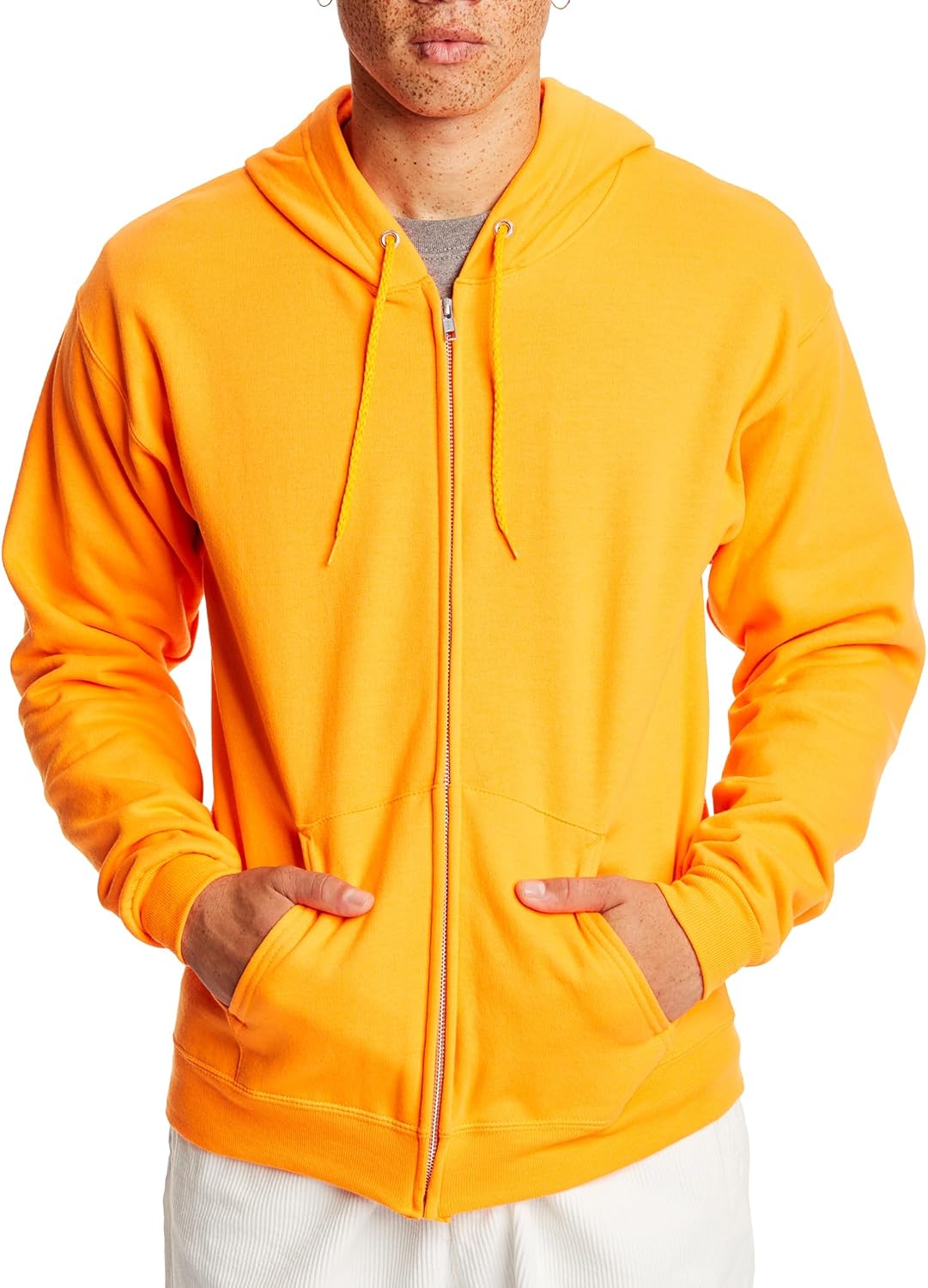 Casual Zip Up Hooded Sweatshirt