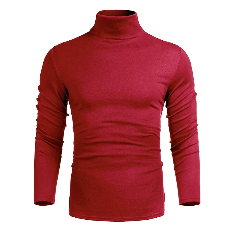 Casual Slim Fit Basic Tops Knitted Lightweight Turtleneck Sweater