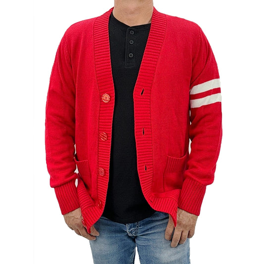 1950S Letterman Cardigan Sweater