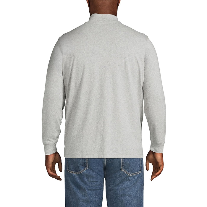Super T Cotton Blend Mock Turtleneck