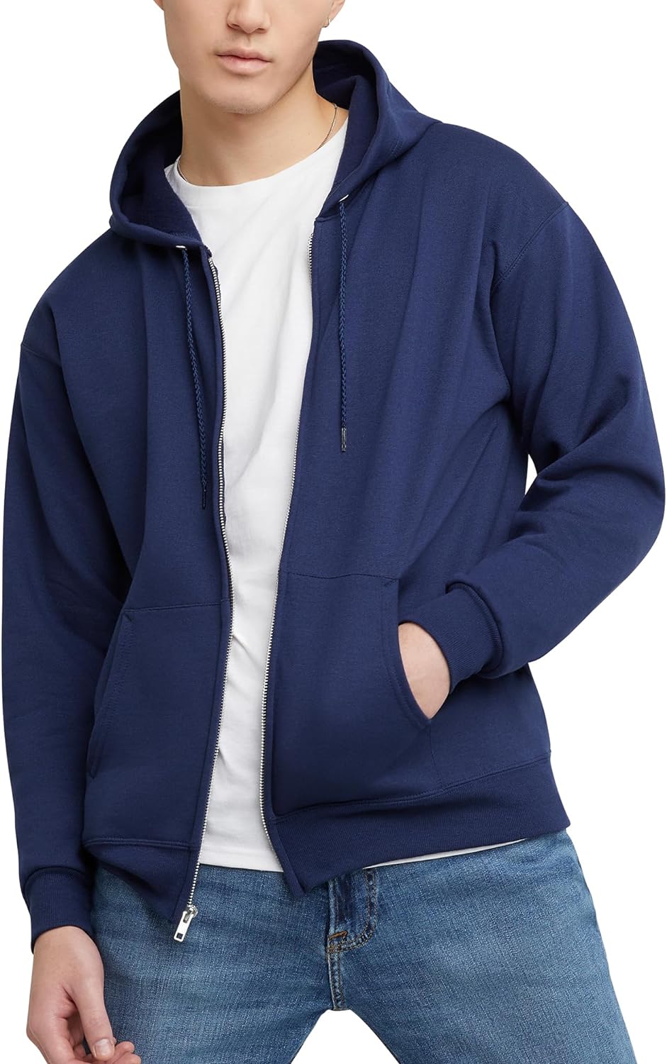 Casual Zip Up Hooded Sweatshirt