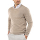 Crew Neck Sweater Slim Fit Lightweight Knitted Pullover