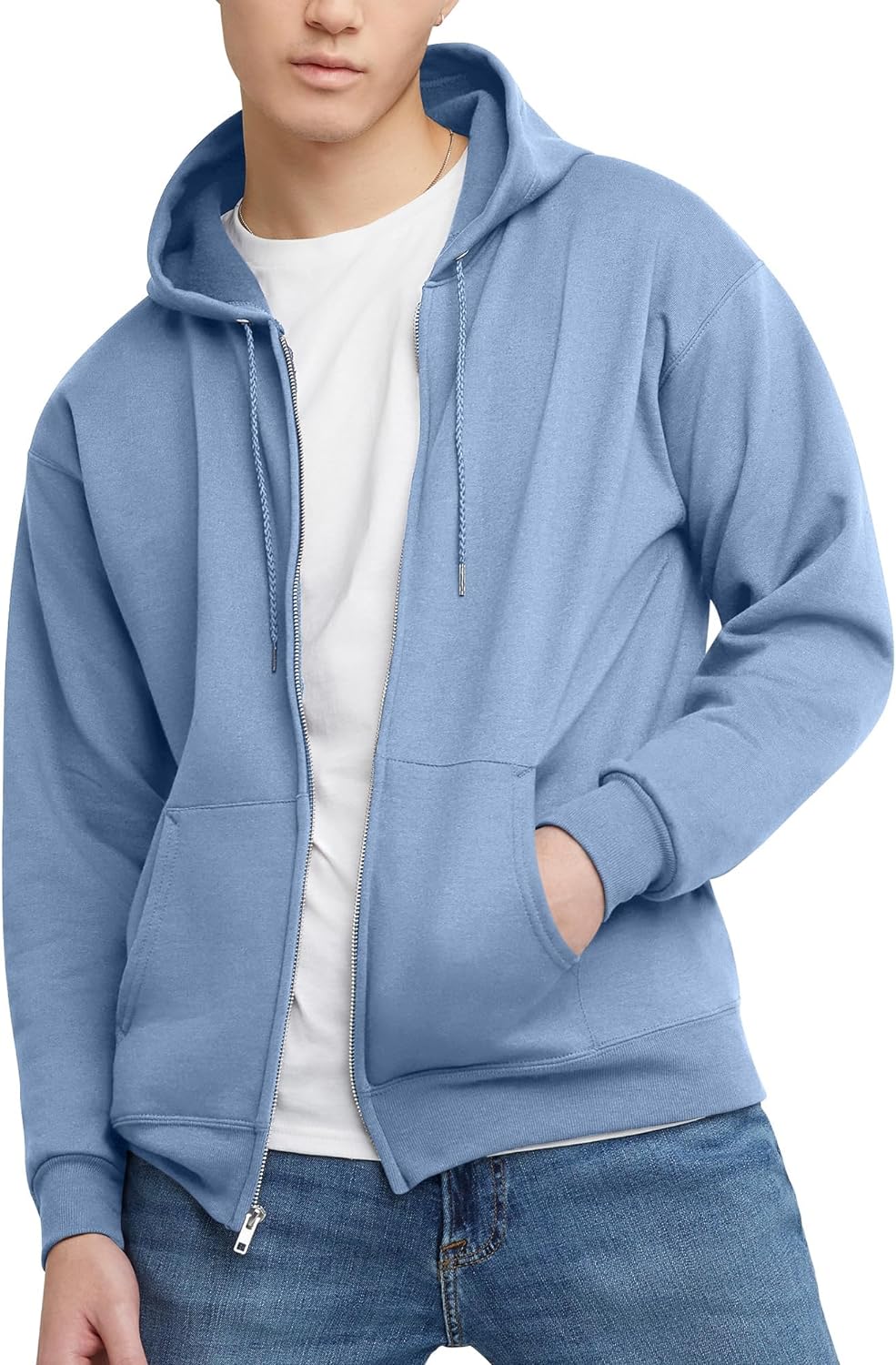 Casual Zip Up Hooded Sweatshirt