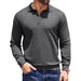 Knit Polo Sweater Long Sleeve Collared Pullover