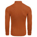 Ribbed Slim Fit Knitted Pullover Casual Turtleneck Sweater
