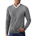 V Neck Pullover Sweater Slim Fit Casual Dress Sweater