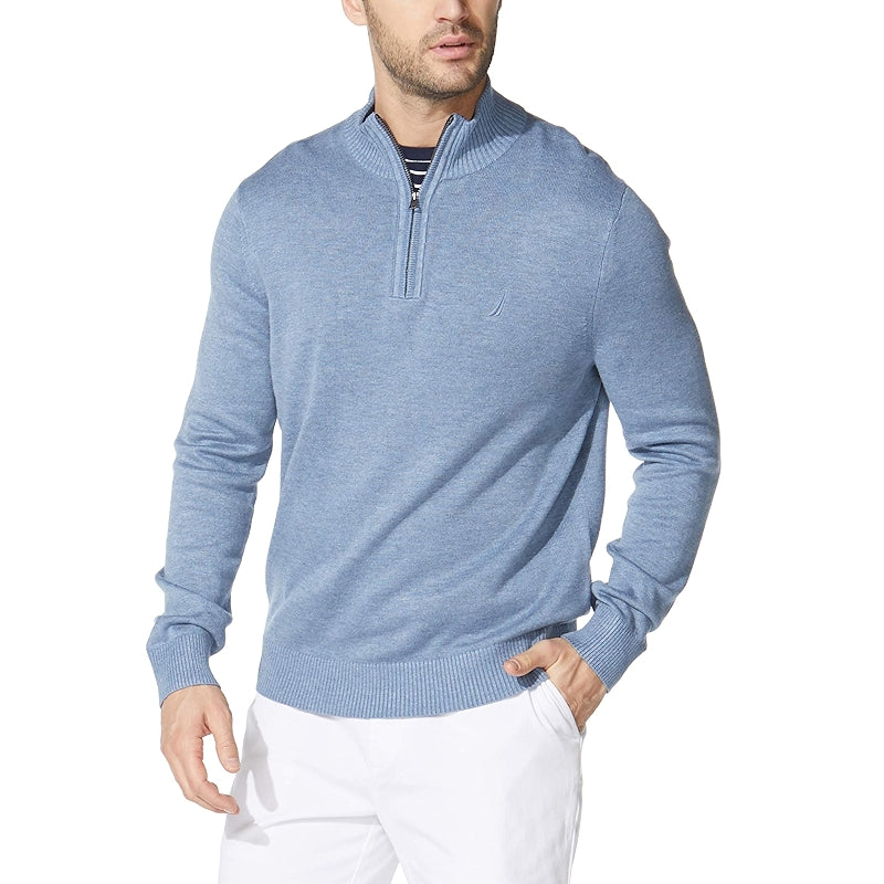 Quarter Zip Solid Colored Pullover