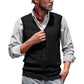 Cable Knit Sweater Vest Button Down Jersey Knit