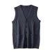 Sweater Vest V Neck Sleeveless Knitted Cardigan
