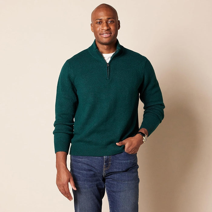 Long Sleeve Soft Touch Quarter Zip Sweater