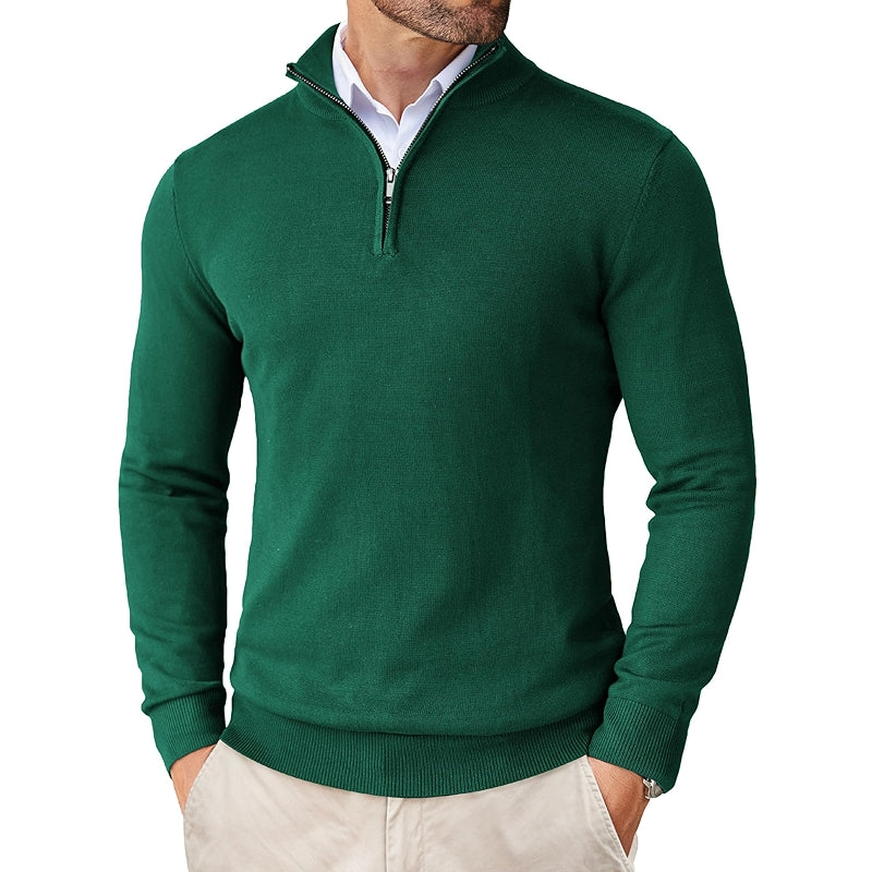 Slim Fit Lightweight Zip Up Pullover