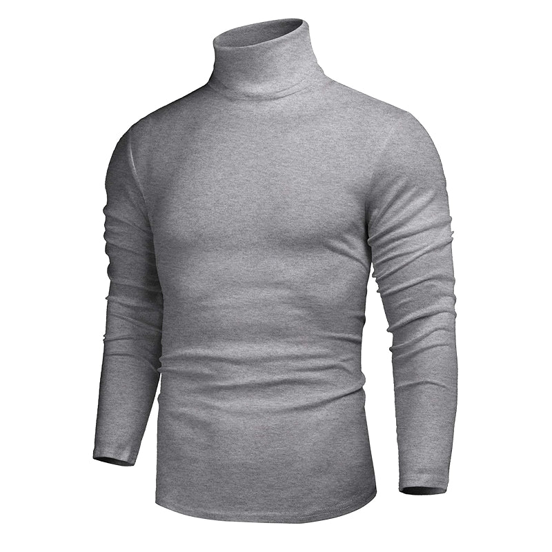 Casual Slim Fit Basic Tops Knitted Lightweight Turtleneck Sweater