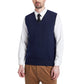 Kallspin Wool Blended Vest Sweater V Neck Sleeveless Pullover