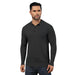 Long Sleeve Polo Sweater Waffle Textured Casual Knit Pullover