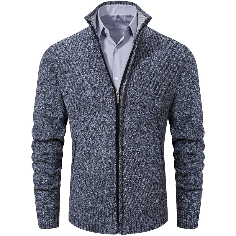 Versatile Knitted Cardigan With Pockets