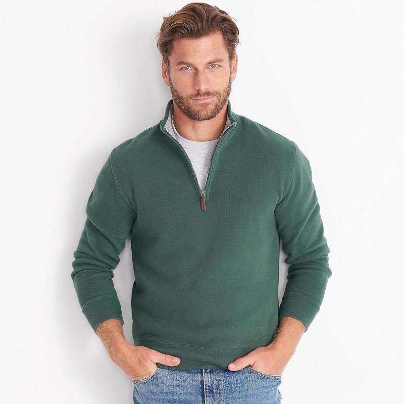 Bedford Rib Quarter Zip Sweater