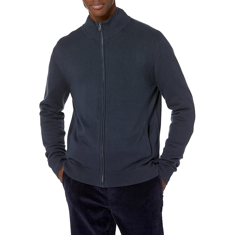 Full Zip Cotton Sweater