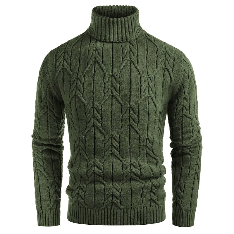 Solid Color Twisted Design Knit Pullover