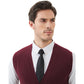 Kallspin Sweater Vest Wool Blend V Neck Button Sleeveless Cardigan