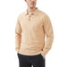 Kallspin Cotton Knit Polo Sweater Classic Casual Long Sleeve