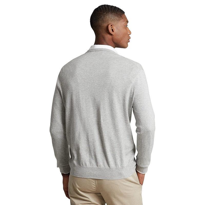 Cotton V Neck Sweater