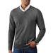 V Neck Pullover Sweater Slim Fit Casual Dress Sweater